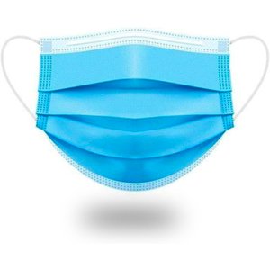 3-PLY BLUE MASK LEVEL 3 CERTIFIED - 50/BOX