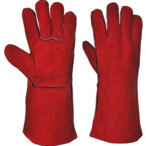 Product: RED SPLIT HEAT/WELDER LEATHER MITT