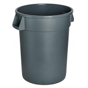 Product: HUSKEE TRASH CONTAINER 32 GALLONS - 121L GRAY