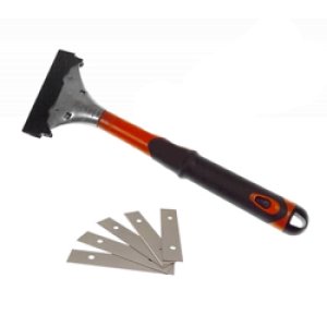 Product: RESTAURANT SCRAPER WITH 4 INCH BLADE