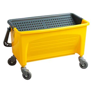Product: YELLOW WRING BUCKET ON WHEEL FOR MICROFIBER PAD