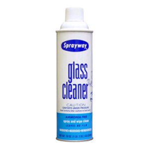 Produit: SPRAYWAY NETTOYANT A VITRES EN AEROSOL - 12/CAISSE