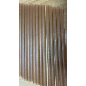 Product: BAGASSE STRAW 8 INCHES 6MM DIA. EMB. IND. 50X100/BOX