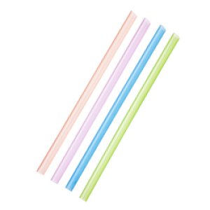 Produit: PAILLE BUBBLE TEA  GEANTE FLUO 10" - 600/PQ 