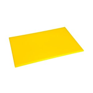 Produit: PLANCHE A DECOUPER 12 X18 X1/2 - JAUNE 