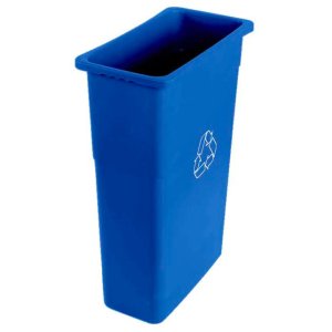 Produit: POUBELLE RECTANGULAIRE RECYCLAGE 23 GAL/ 87 L 30X20X11  