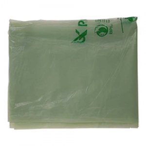 GARBAGE BAG 22X24 COMPOSTABLE TINTED GREEN 500/CS