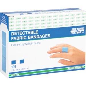 Product: DETECTAB METAL FABRIC DRESSING 7/3 X 3 INCH 100/BOX