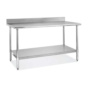 Product: STAINLESS TABLE 24''X72'' WITH BACKREST