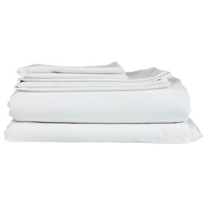 Product: MUSLIN T130 SHEET, FITTED, 39"x75"x9"