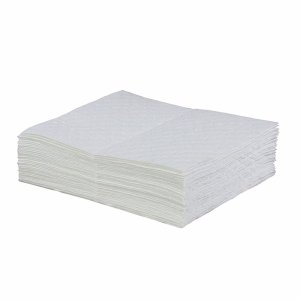 WHITE MEDIUM WEIGHT ABSORBENT PADS – OIL ONLY