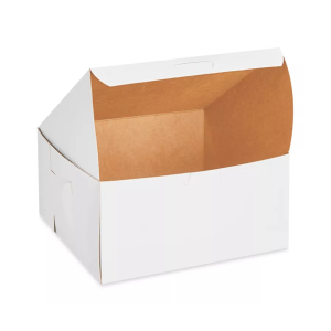 Product: WHITE CAKE BOX - 8X8X3.5 - 500/CS