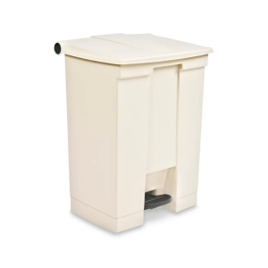 Product: CONTINENTAL BEIGE TRASH CAN WITH PEDAL 68 LITERS/18 GALLONS  