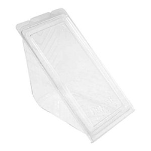 CLOSABLE CLEAR CONTAINER FOR SANDWICH - 300/CS