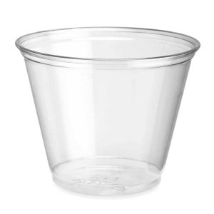 VERRE À L'ANCIENNE PLASTIQUE CLAIR 9OZ FABRIKAL  1000/CS