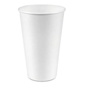 VERRE À CAFÉ BLANC SUR MESURE 16OZ - 1000/CAISSE