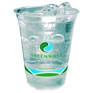 Produit: VERRE COMPOSTABLE EN PLASTIQUE CLAIR 16OZ   FABRIKAL 1000/CS