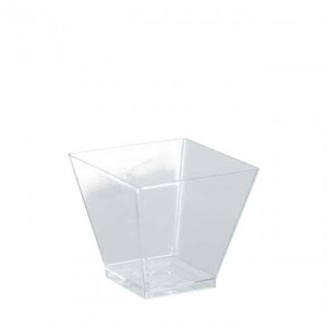 Product: CLEAR SQUARE GLASS 120ML - 1000/CASE