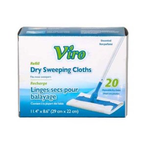 VIRO DRY SWEEPING CLOTHS 29CMX22CM - 20/PACK