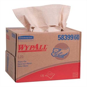 Product:  WYPALL L20 TAN 2 PLY 176 SHEETS/BOX TOWEL